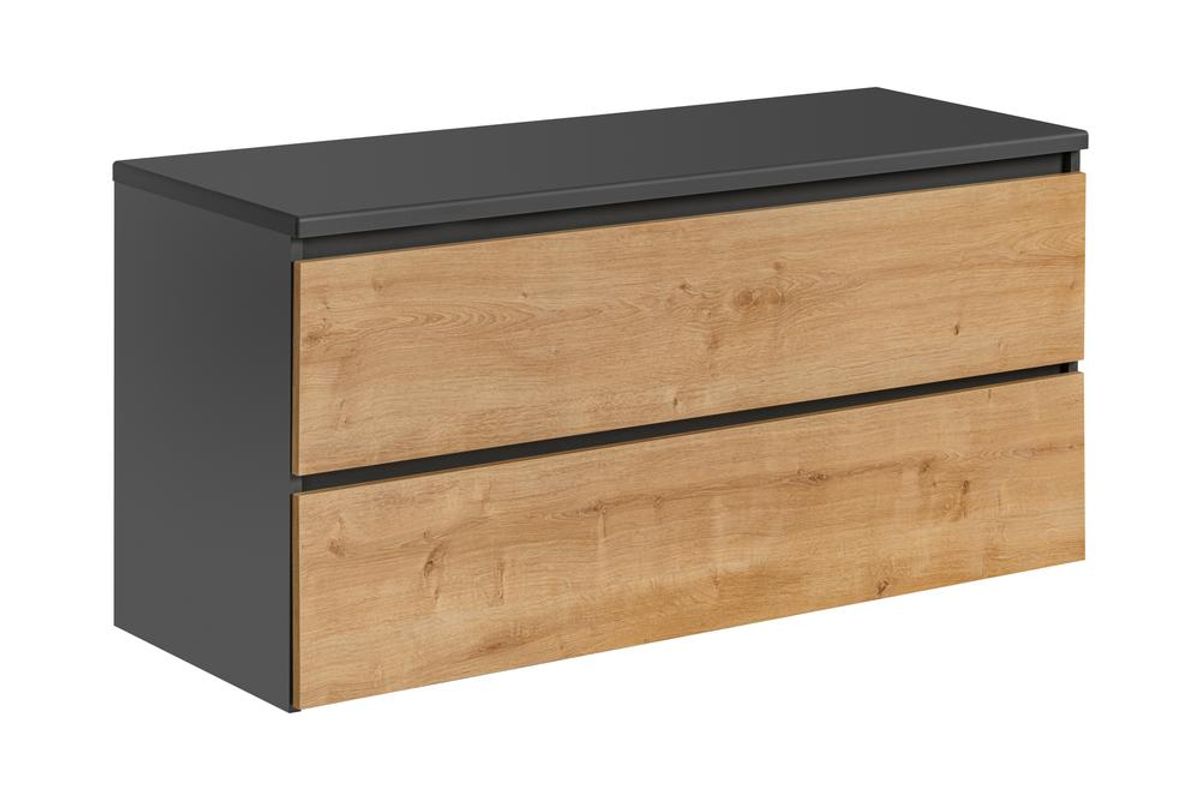 MONAKO GREY OAK 120CM SERVANTSKAP