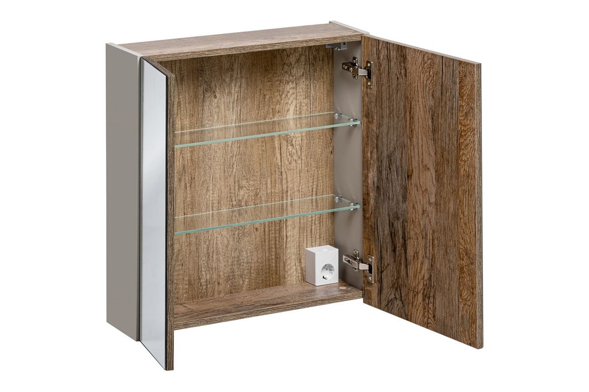 SANTA FE TAUPE 84-80cm Speilskap